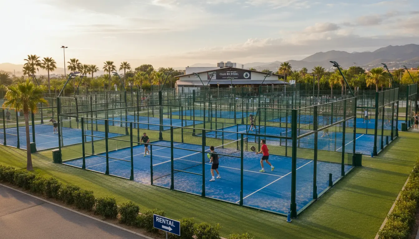 Padelbaan huren best