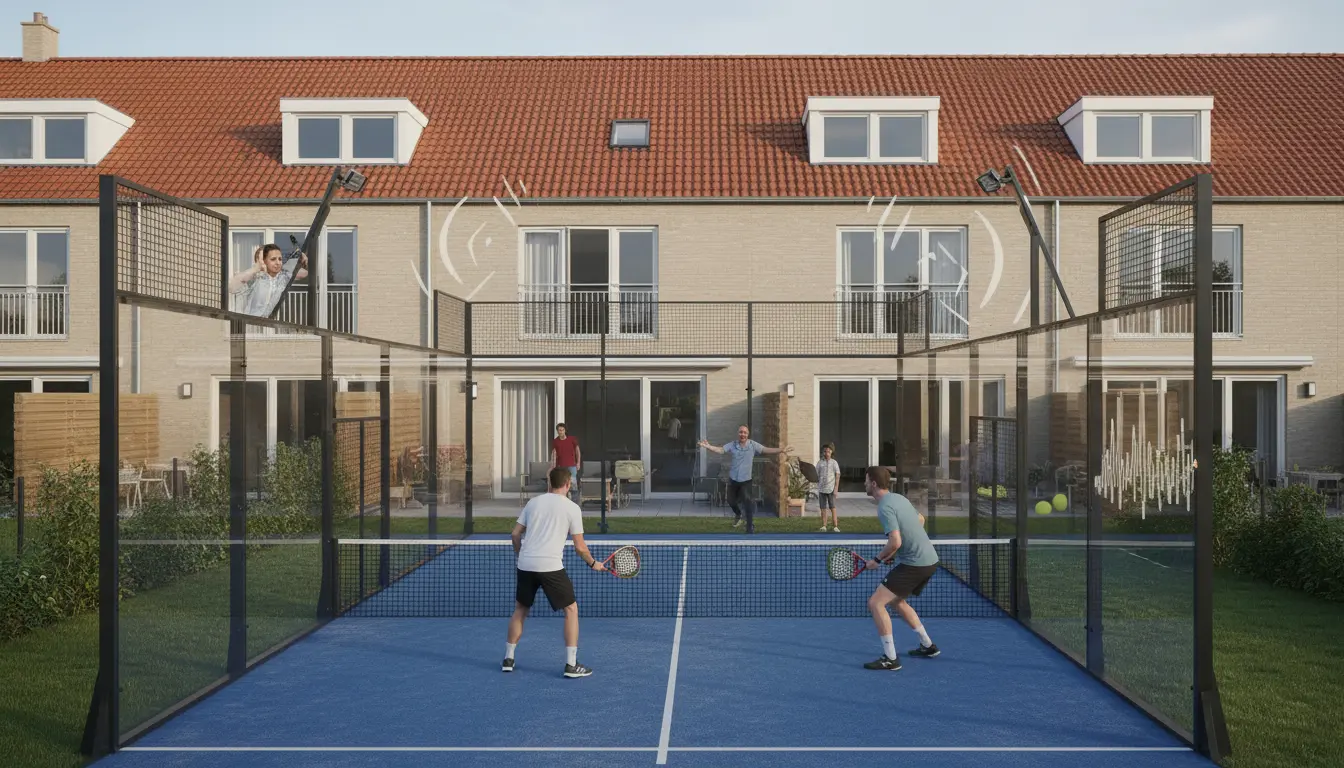 Padelbaan overlast: waar moet je rekening mee houden?