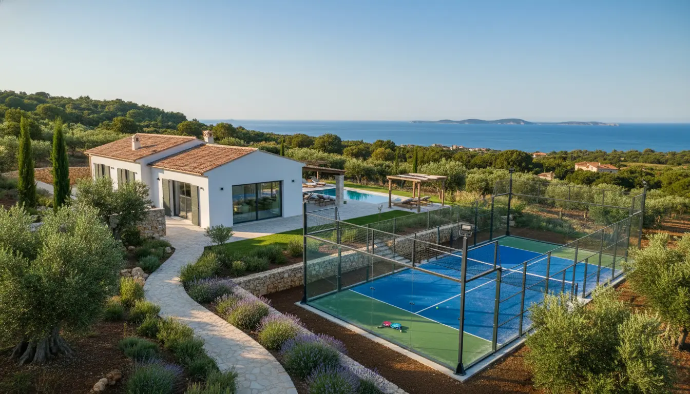 Vakantiehuis met padelbaan